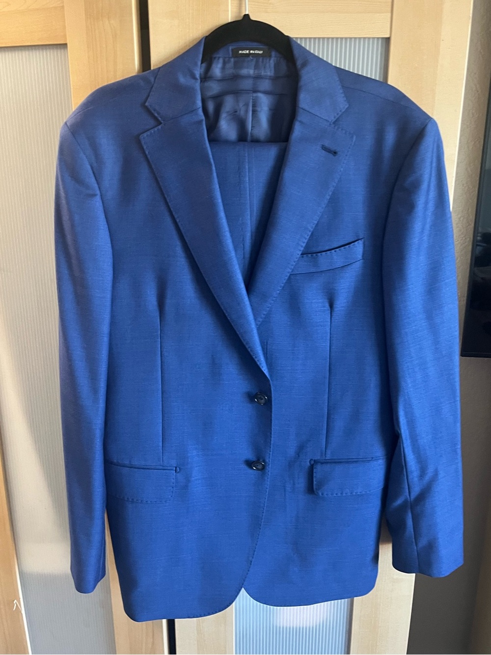 Men's Royal Blue Tailored Suit